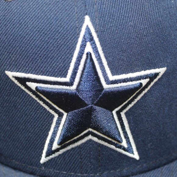 Dallas Cowboys NFL Hat New Era 59FIFTY 7 1/4 Fitted Navy Blue Star - Picture 3 of 9